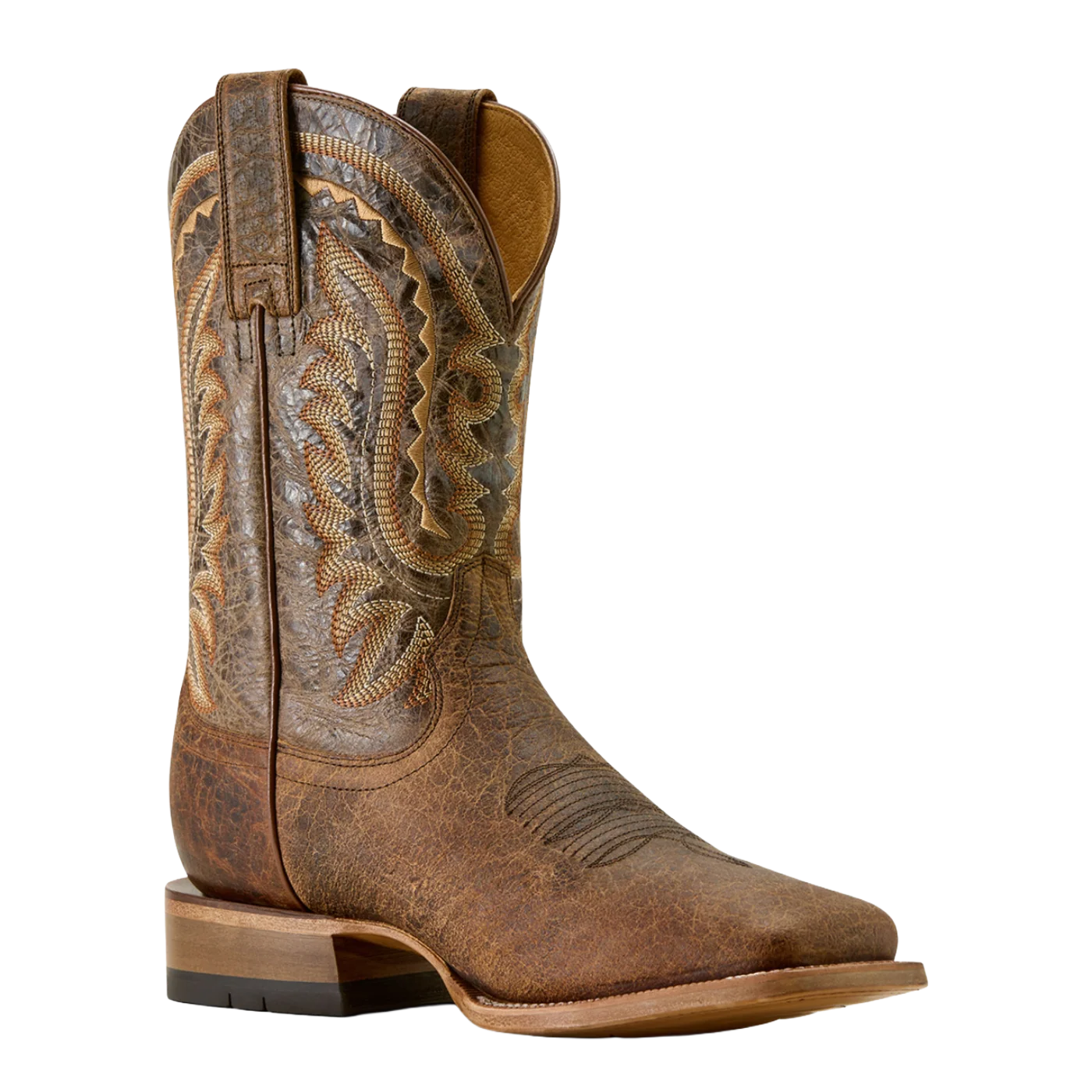 Rock Ridge Wide Square Toe Western Boot