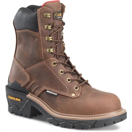Carolina Men's Cardinal 8" Side-Zip Composite Toe Logger