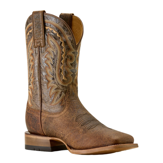 Rock Ridge Wide Square Toe Western Boot